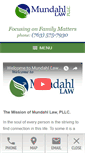 Mobile Screenshot of mundahllaw.com